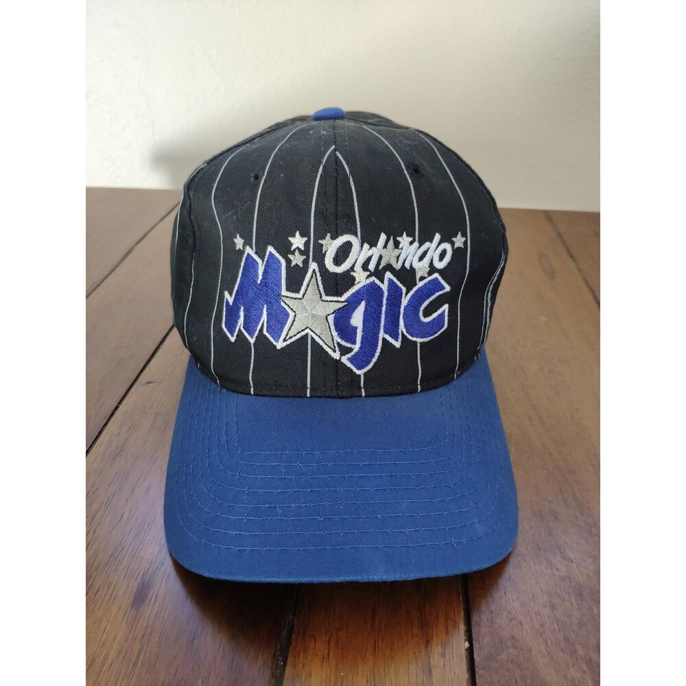 Vintage 90s Orlando Magic Starter Pinstripe Snapback Hat